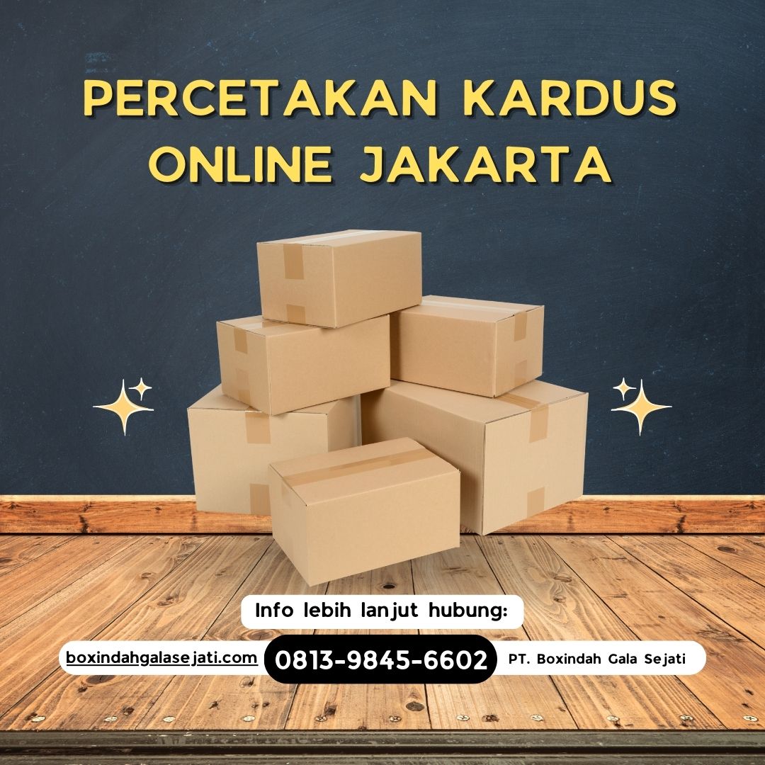 Percetakan Kardus Online Jakarta